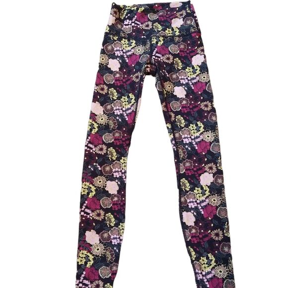 Lululemon Wunder Under Hi Rise Floral 28" Leggings Size 2 - Picture 5 of 15